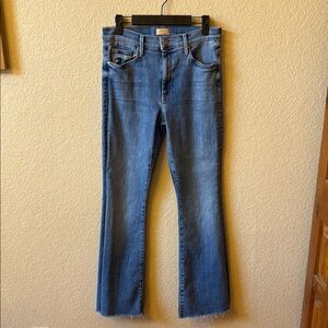 MOTHER Flare Wide Leg Jeans